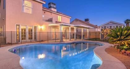 Pool, Game Room & Strip View! 4BR Desert Dazzler