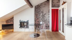 Leilighet, 1 soverom | Oppholdsområde