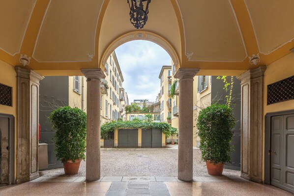 Interior entrance