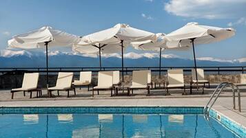 Una piscina riscaldata