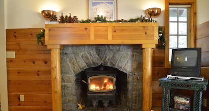 Heart of village! Knotty pine cabin. Perfect for 2 people!