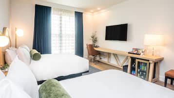 Deluxe Double Room, 2 Katil Ratu (Queen) | 1 bilik tidur, cadar kapas Mesir, peralatan tempat tidur premium