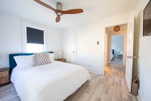 2 bedrooms, iron/ironing board, travel cot, WiFi