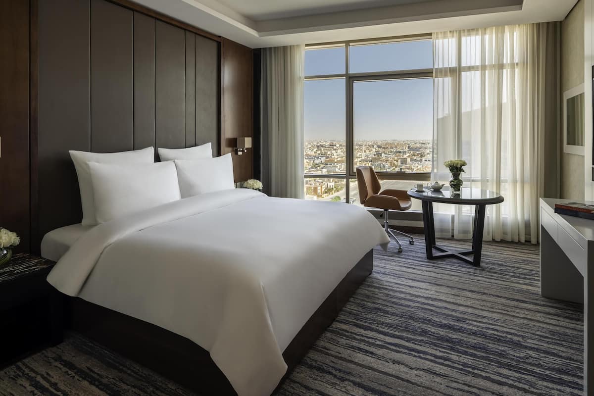 Hypo-allergenic bedding, minibar, in-room safe, soundproofing