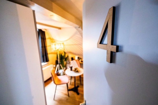 Room 4
A glimpse into your room on the top floor — warm lighting and soft textures.