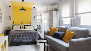 1 bedroom, iron/ironing board, travel crib, free WiFi