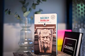 A book titled 'Secret Dublin: An Unusual Guide' by Pól Ó Conghaile, published by Jonglez Publishing. - Staycity Aparthotels, Dublin, Mark Street (Dublin)