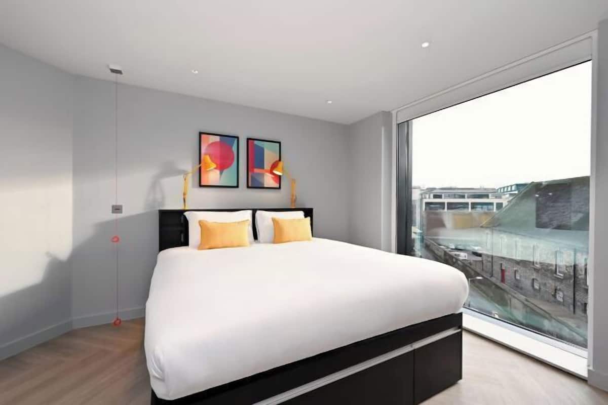 1 habitación y ropa de cama de alta calidad