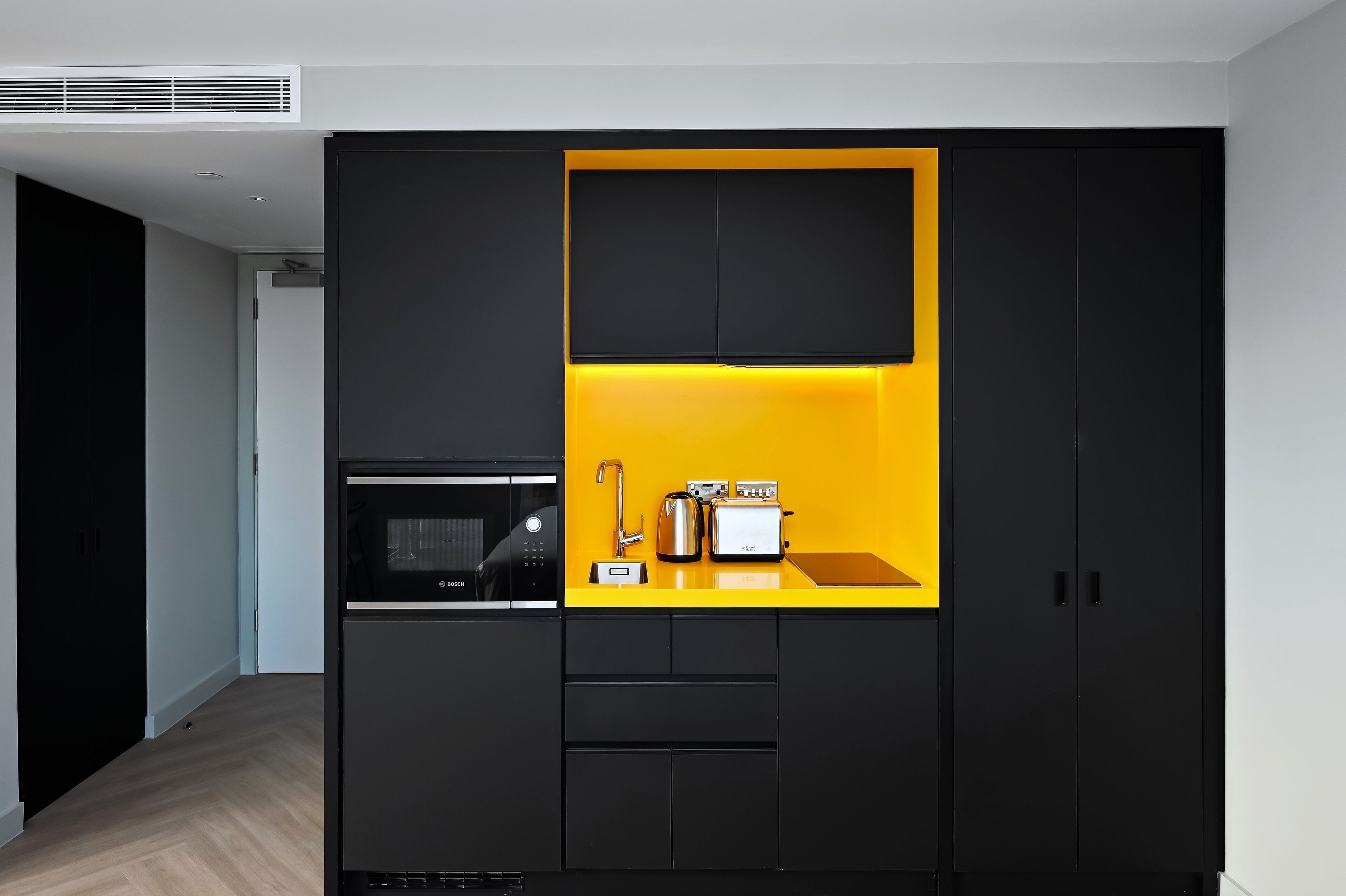 studio apartment | 1 bedroom, premium bedding, in-room safe, blackout curtains