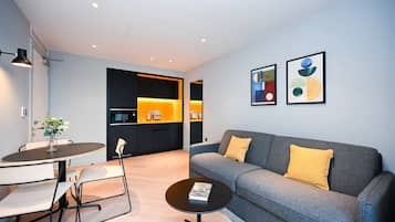 Appartamento, 1 camera da letto | 1 camera, biancheria da letto di alta qualità, una cassaforte in camera