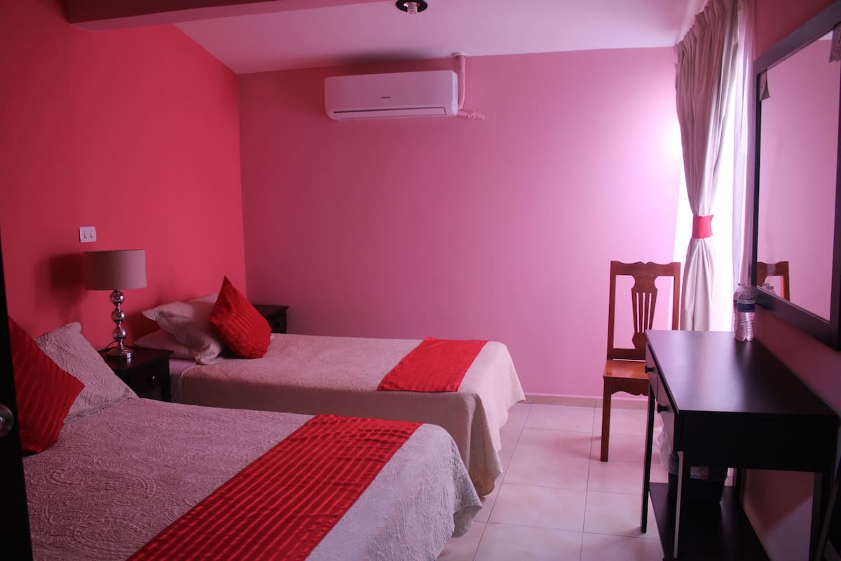 Free WiFi, bed sheets