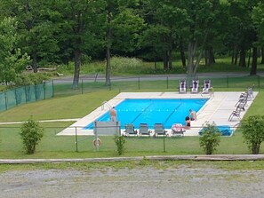 Indoor pool, outdoor pool