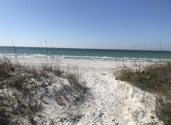 Aan het strand