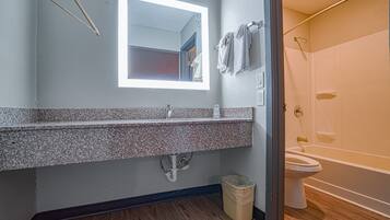 Room, 2 Queen Beds | Bathroom | Free toiletries, towels
