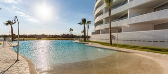 Luksusleilighet med utsikt over golfbanen