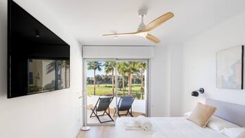 1 bedroom, iron/ironing board, travel crib, free WiFi