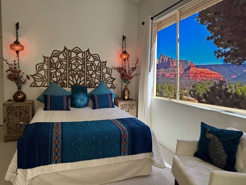 Tyylikäs Viisi tähteä Studio Heart of Sedona Näköala!