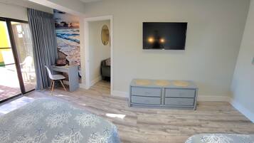 1 bedroom, iron/ironing board, bed sheets