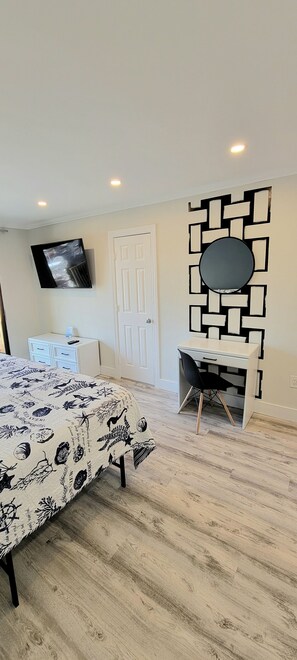 1 bedroom, iron/ironing board, bed sheets