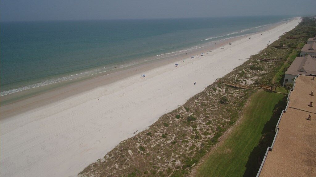On the beach