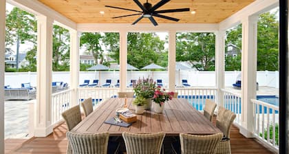 Downtown Chatham Luxury 9 BR Home with Heated Pool. Pets welcome!