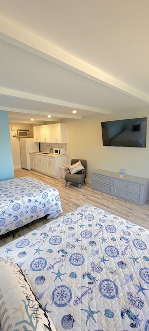 1 chambre, fer et planche à repasser, literie fournie