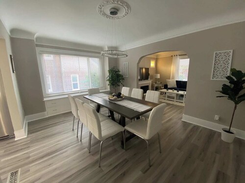 Gorgeous Colonial Home Game-room in basement.