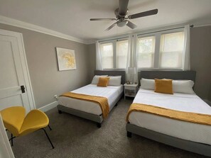 3 habitaciones, escritorio, tabla de planchar con plancha y wifi gratis 