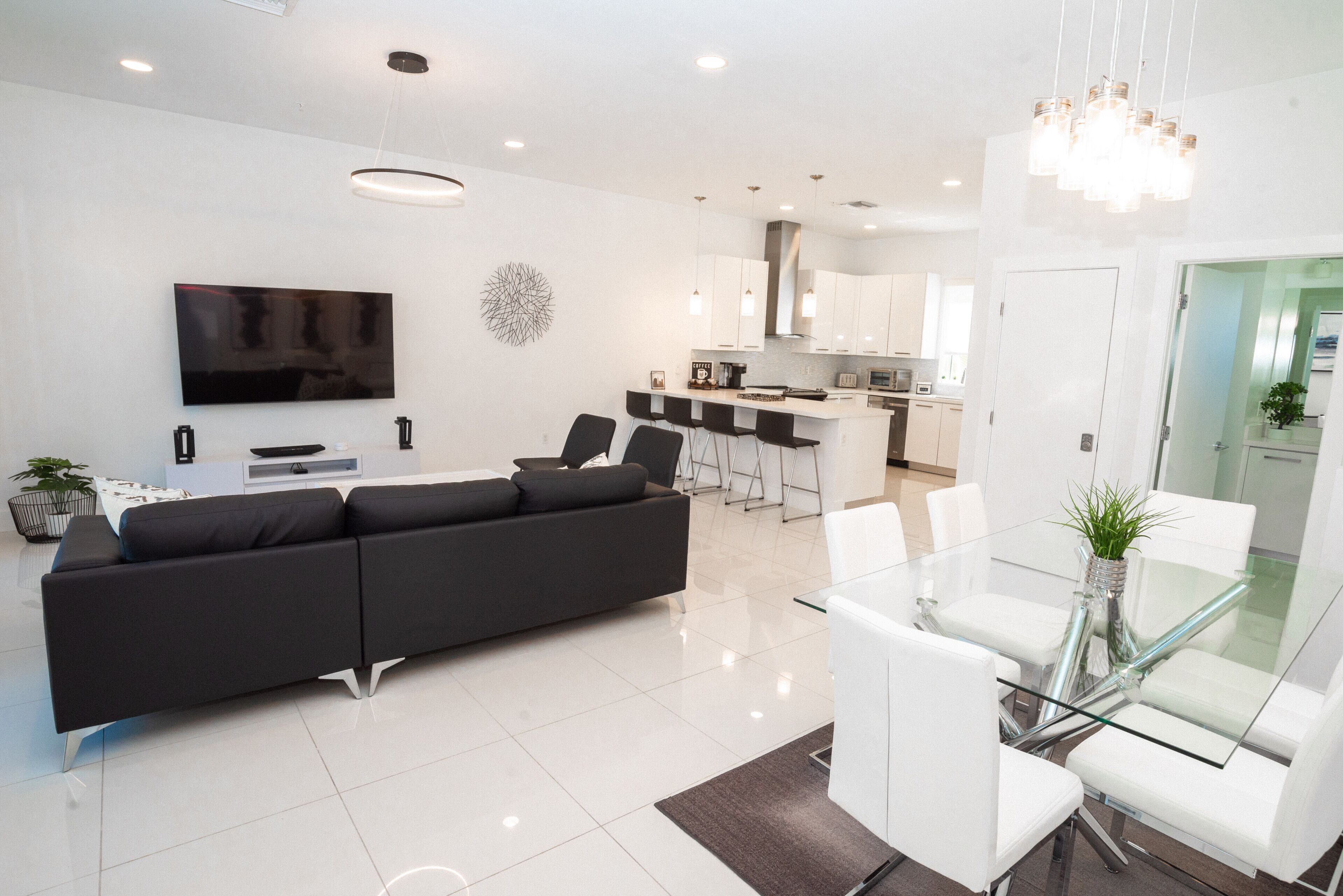 Across the Ocean few steps to beach contemporary 3 Bedroom 3 1/2 Baths townhouse