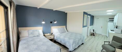 1 bedroom, iron/ironing board, bed sheets