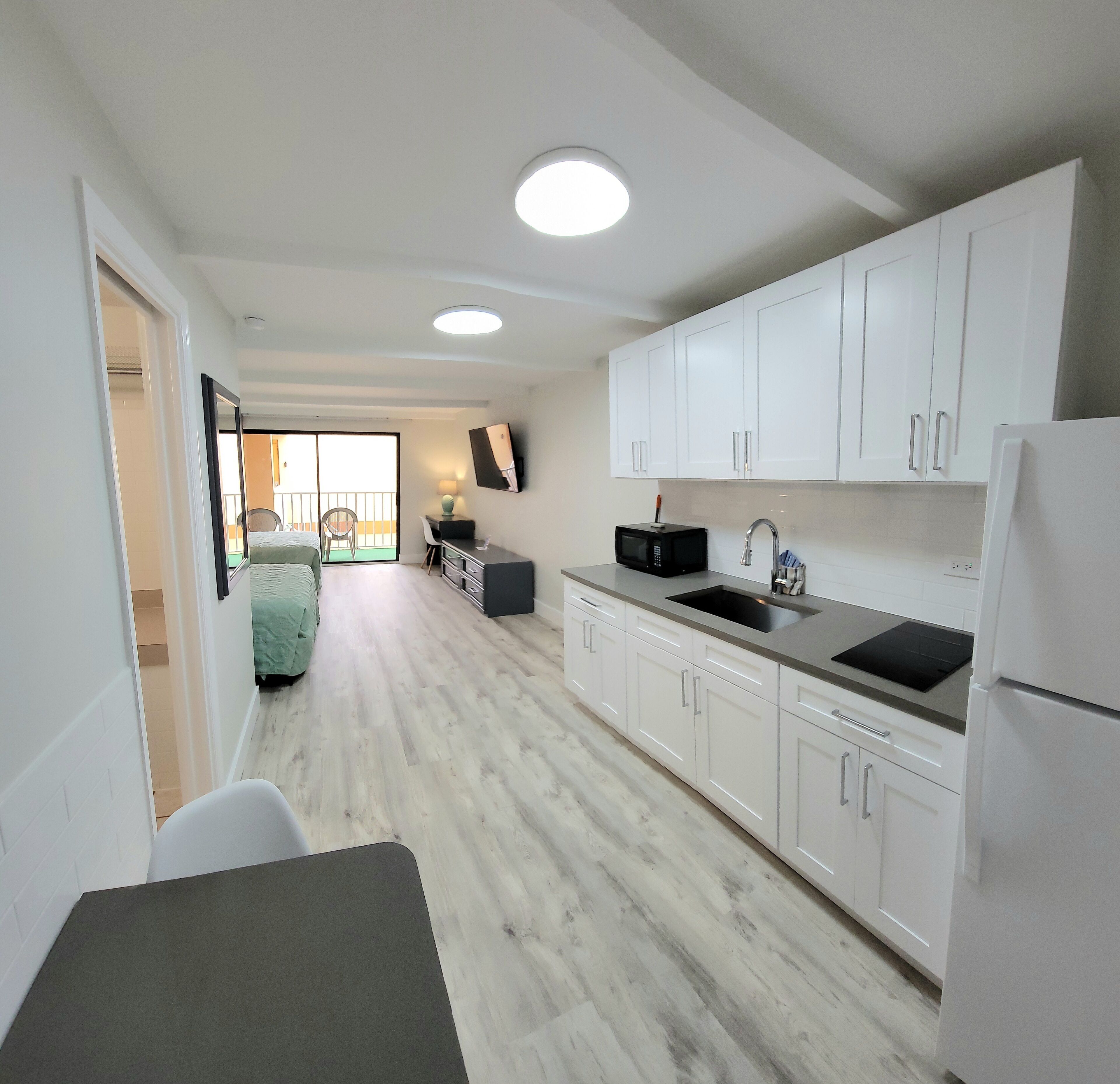 1 bedroom, iron/ironing board, bed sheets