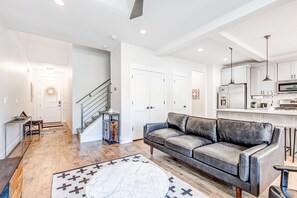 TV, video games, DVD player, video library