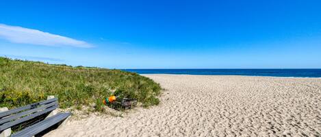 Vlak bij het strand