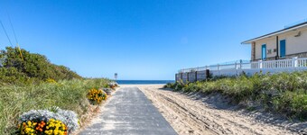 Coastal gem with free WiFi, backyard, & patio - walk to beach