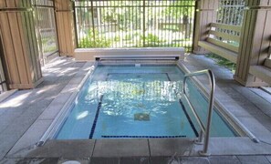 Una piscina riscaldata