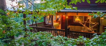 Serene & secluded 2-Story home with covered porch, firepit & telescope