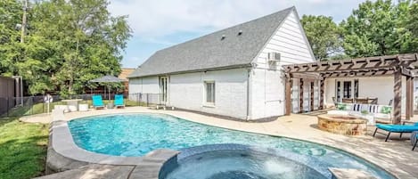 Indoor pool, a heated pool