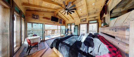 1 habitación y ropa de cama