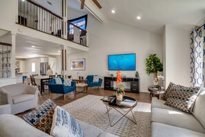 Smart TV, video games, foosball, table tennis