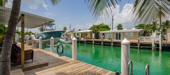 Waterfront Home w/ Private Dock, Outdoor Shower & Home Office - Dog-Friendly