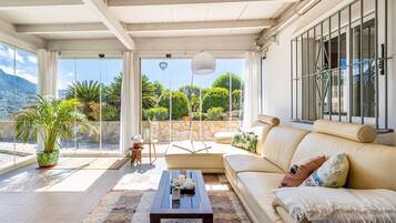 TV, fireplace, stereo