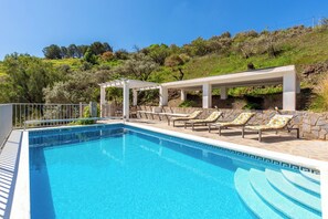 Pool - Villa Finca Los Elfos with Mountain View, Pool & Wi-Fi (Torrox)