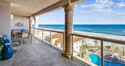 Beachfront Condo |Unbelievable Gulf Views |Large Balcony | Renovated |Indoor Heated Pool |Gym & Spa