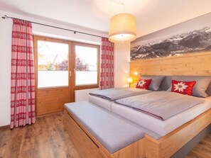 2 slaapkamers, een kluis op de kamer, wifi, beddengoed