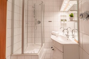 Hair dryer, towels