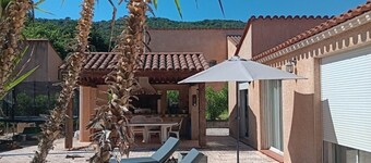 New apartment in villa with pool, near sea and mountains, thermal baths