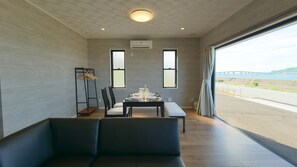 Living area - Ocean View/ Rooftop sauna &BBQ/ 12 People/PADEL 2F (Uruma)