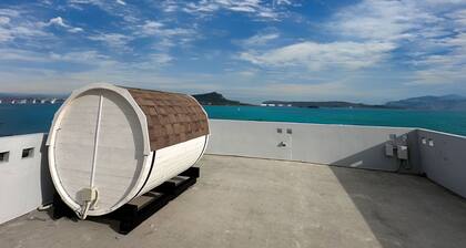 Ocean View/ Rooftop sauna &BBQ/ 12 People/PADEL 2F
