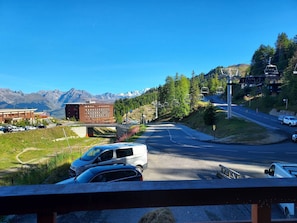View from property - Cozy studio for 2 with direct slope access in Plagne Centre (La Plagne-Tarentaise)