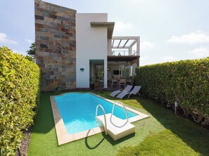 Una piscina riscaldata